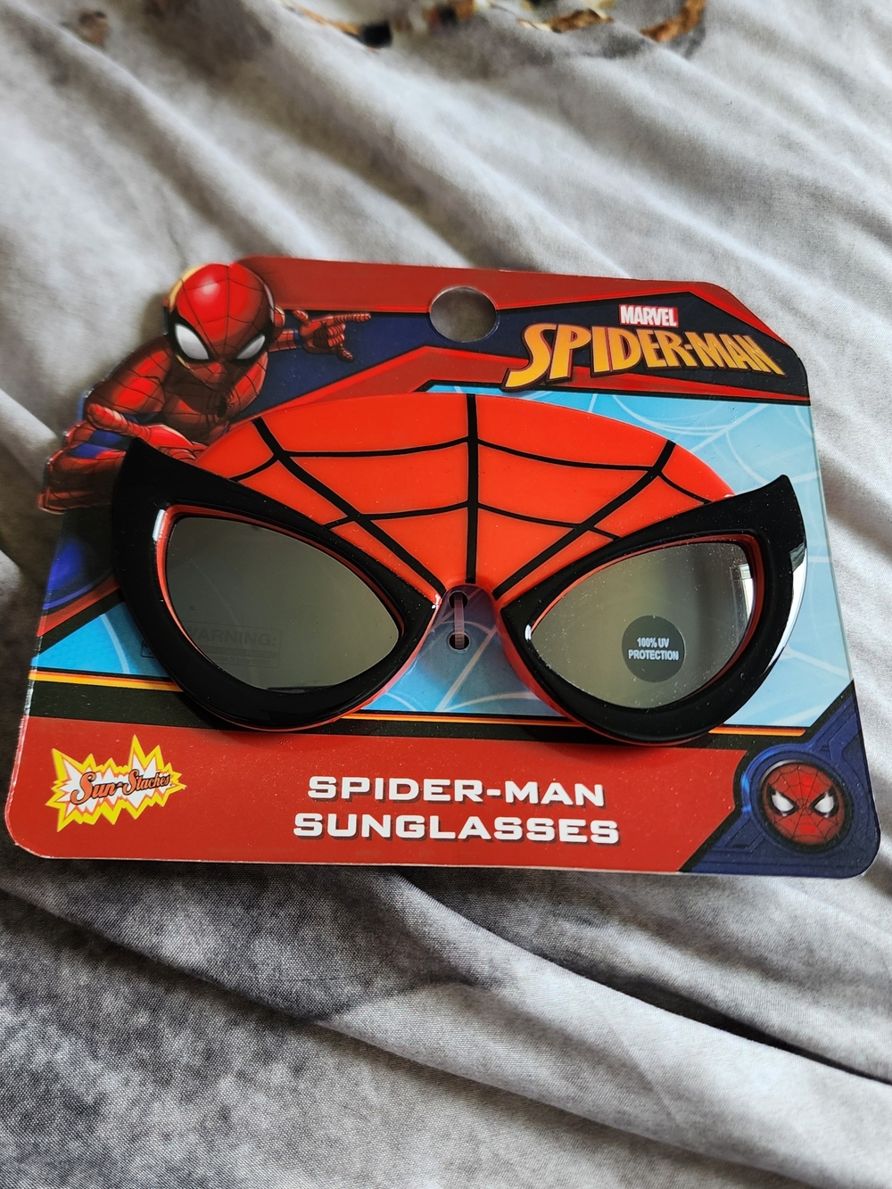 Marvel Spider-Man Kids Sunglasses - Red & Black